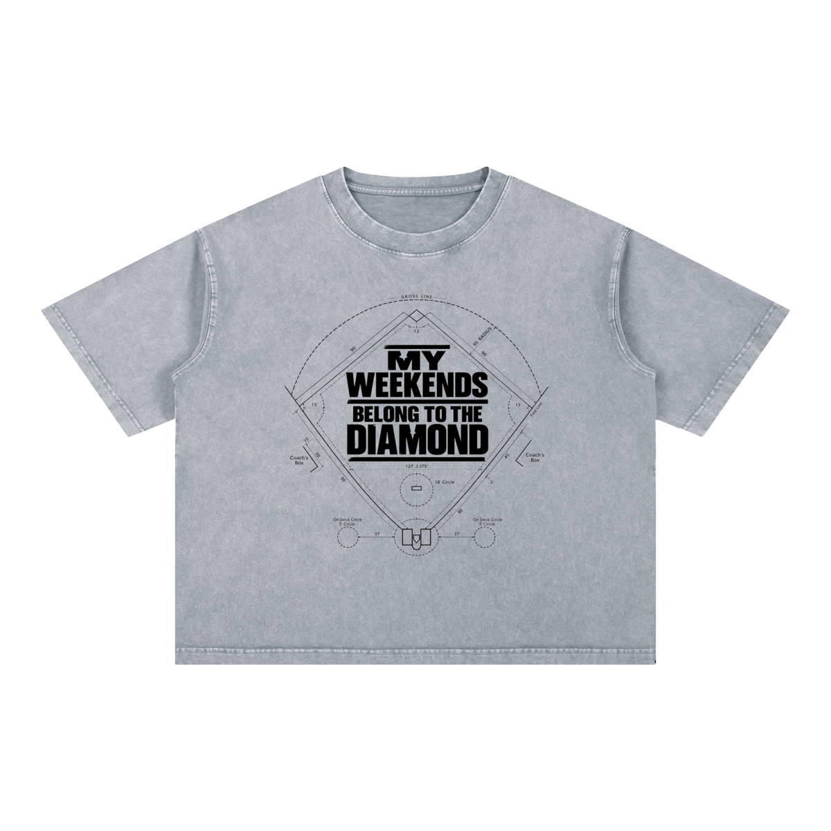 Mineral Wash Boxy Cotton T-Shirt DMC Weekend