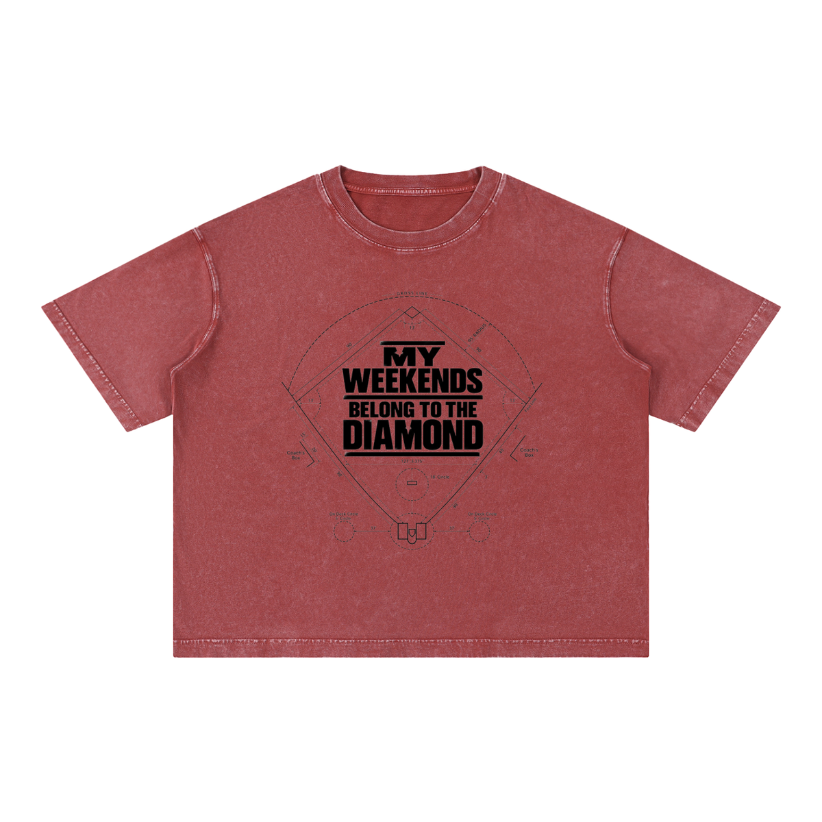 Mineral Wash Boxy Cotton T-Shirt DMC Weekend