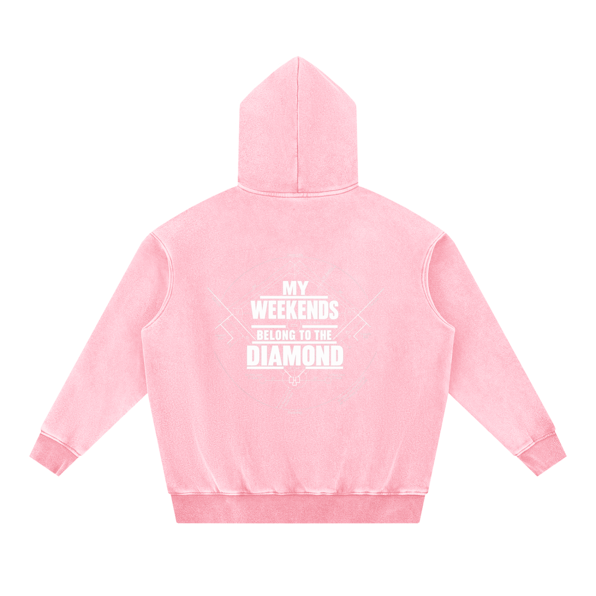 Snow Wash Fleece Oversize Hoodie DMC Weekends