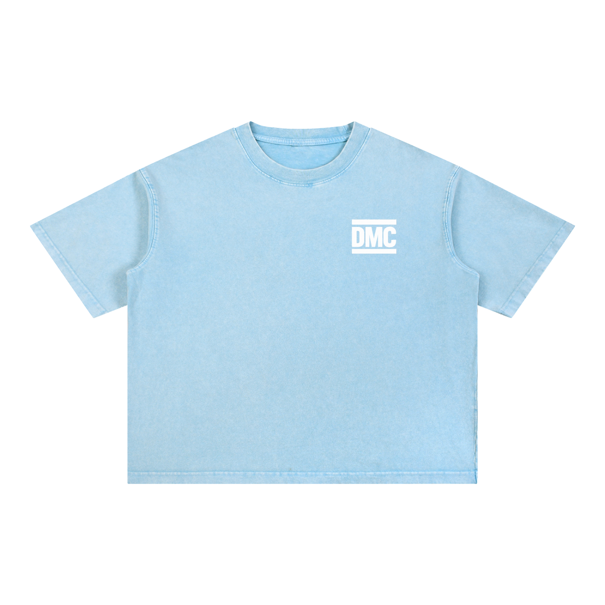 Mineral Wash Boxy Cotton T-Shirt Make it Happen