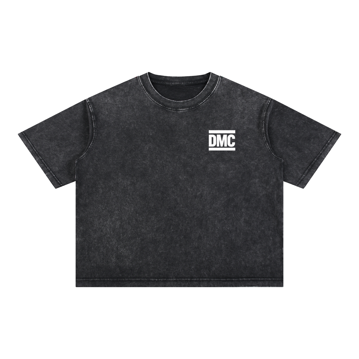 Mineral Wash Boxy Cotton T-Shirt Make it Happen