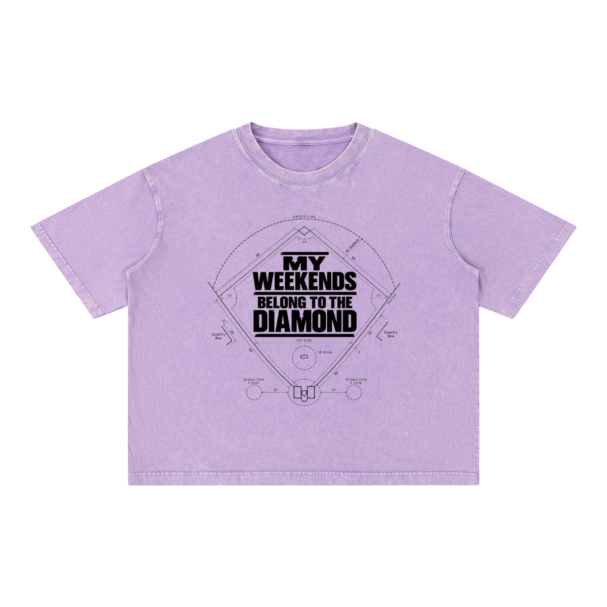 Mineral Wash Boxy Cotton T-Shirt DMC Weekend