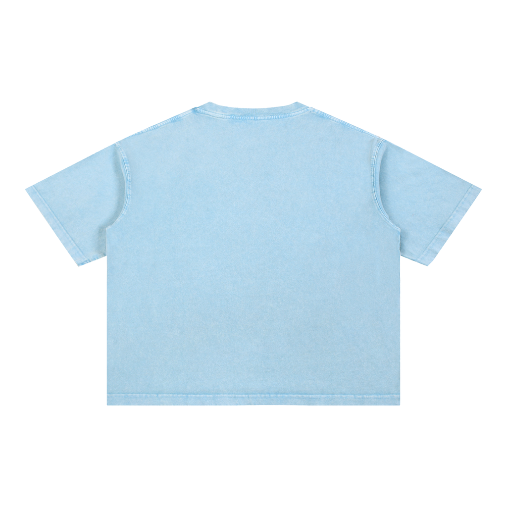 Mineral Wash Boxy Cotton T-Shirt SEASON