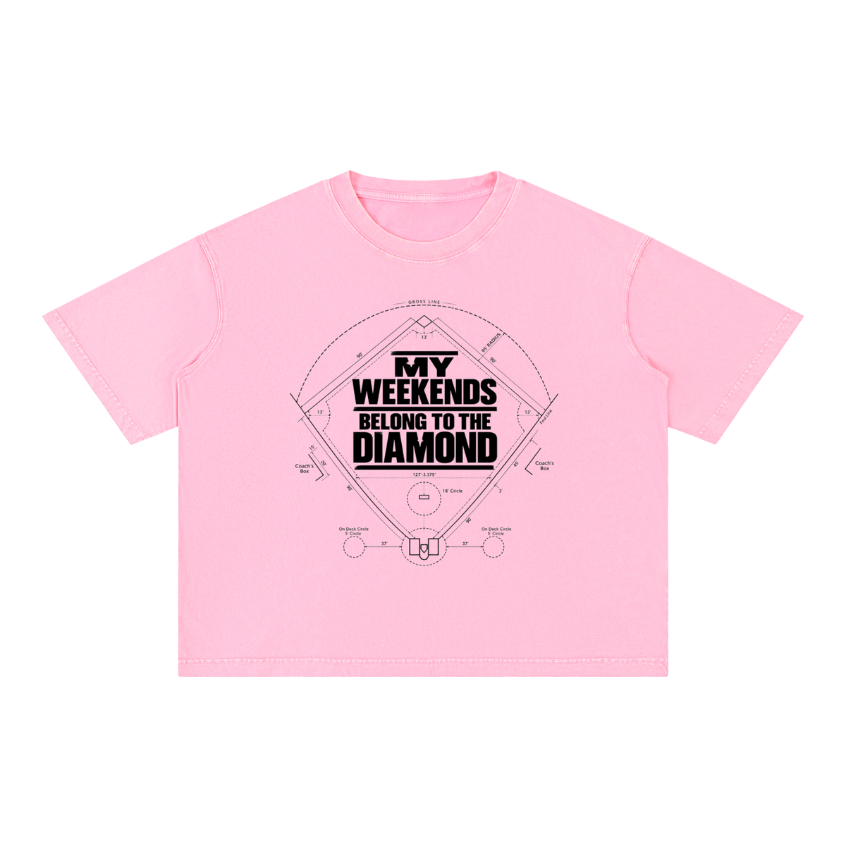 Mineral Wash Boxy Cotton T-Shirt DMC Weekend