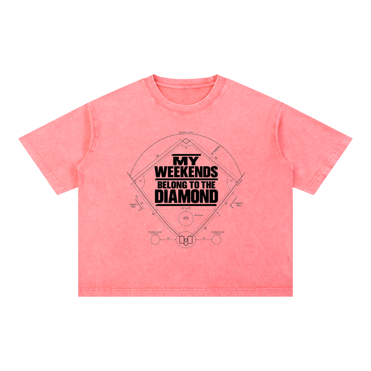 Mineral Wash Boxy Cotton T-Shirt DMC Weekend