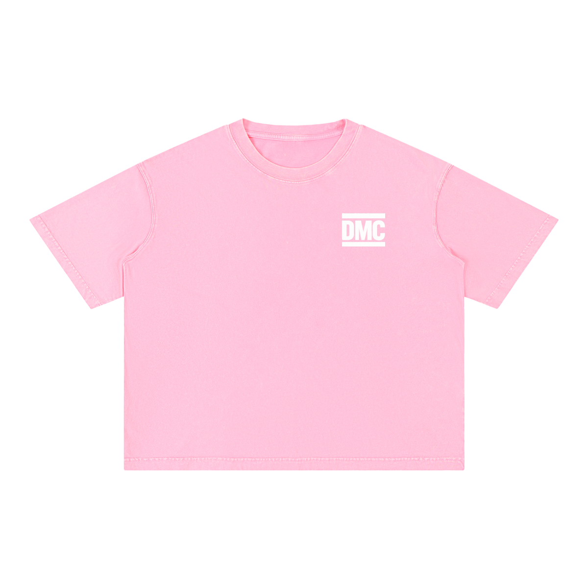 Mineral Wash Boxy Cotton T-Shirt Make it Happen