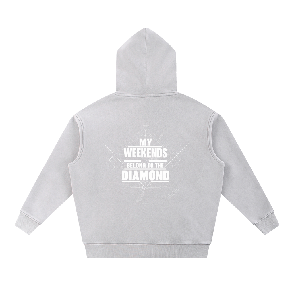 Snow Wash Fleece Oversize Hoodie DMC Weekends
