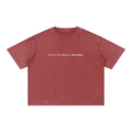 Mineral Wash Boxy Cotton T-Shirt SEASON