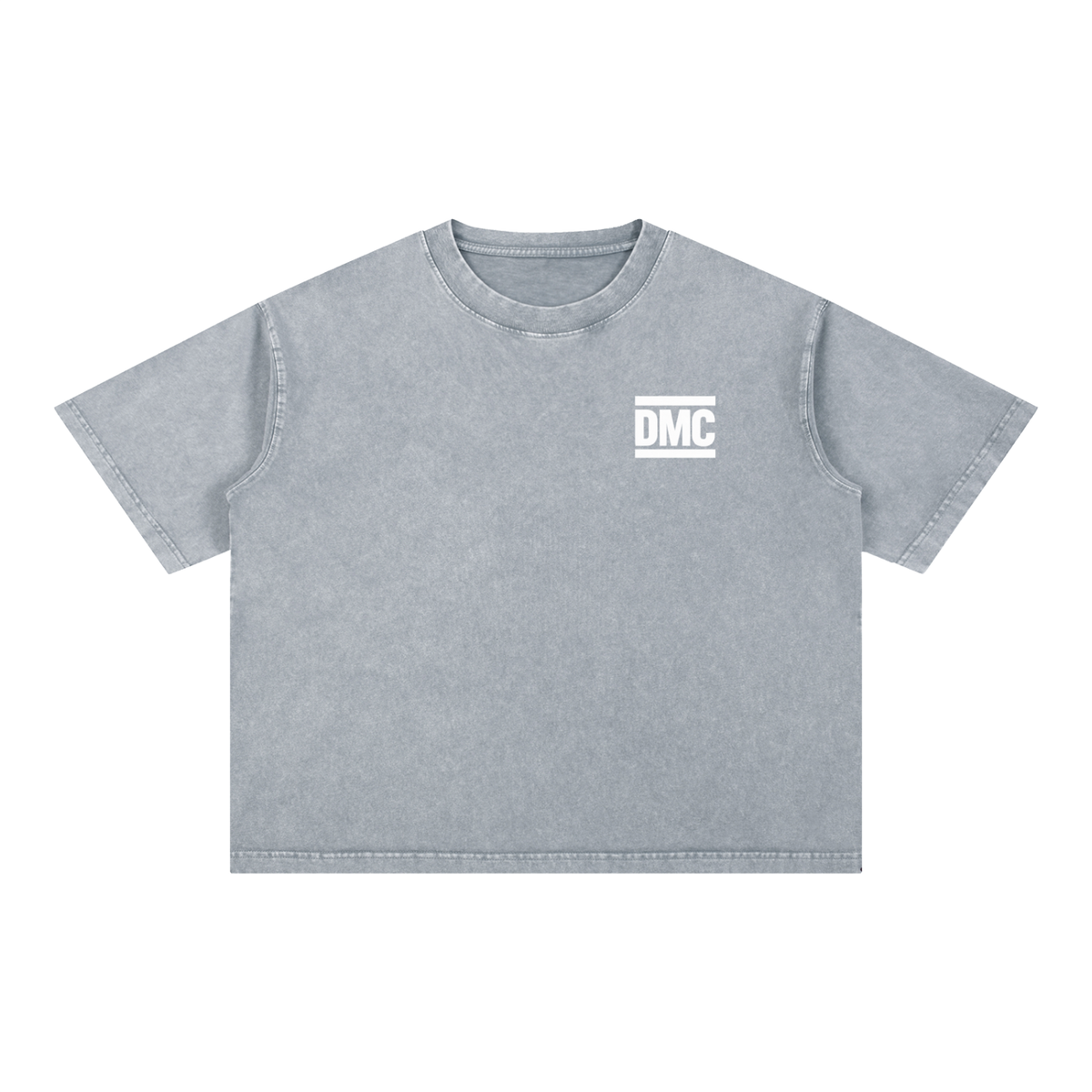 Mineral Wash Boxy Cotton T-Shirt Make it Happen