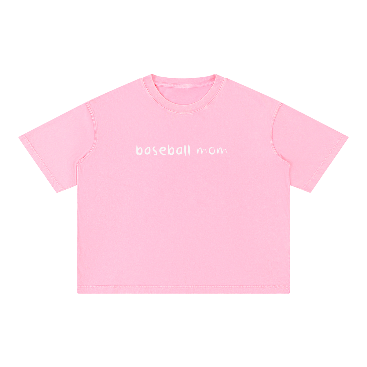 Mineral Wash Boxy Cotton T-Shirt