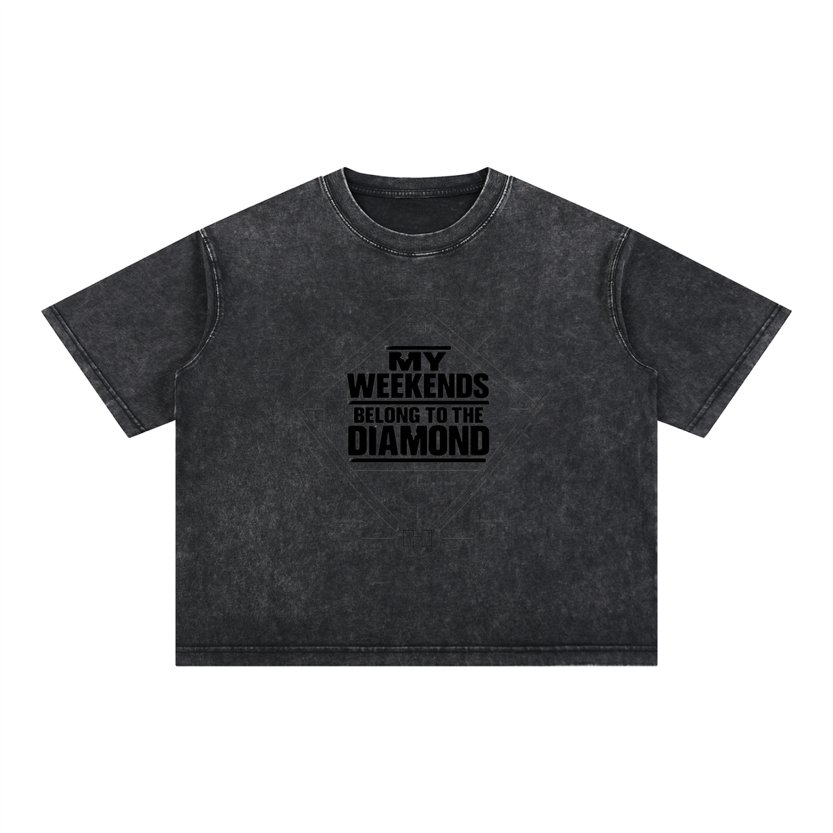 Mineral Wash Boxy Cotton T-Shirt DMC Weekend