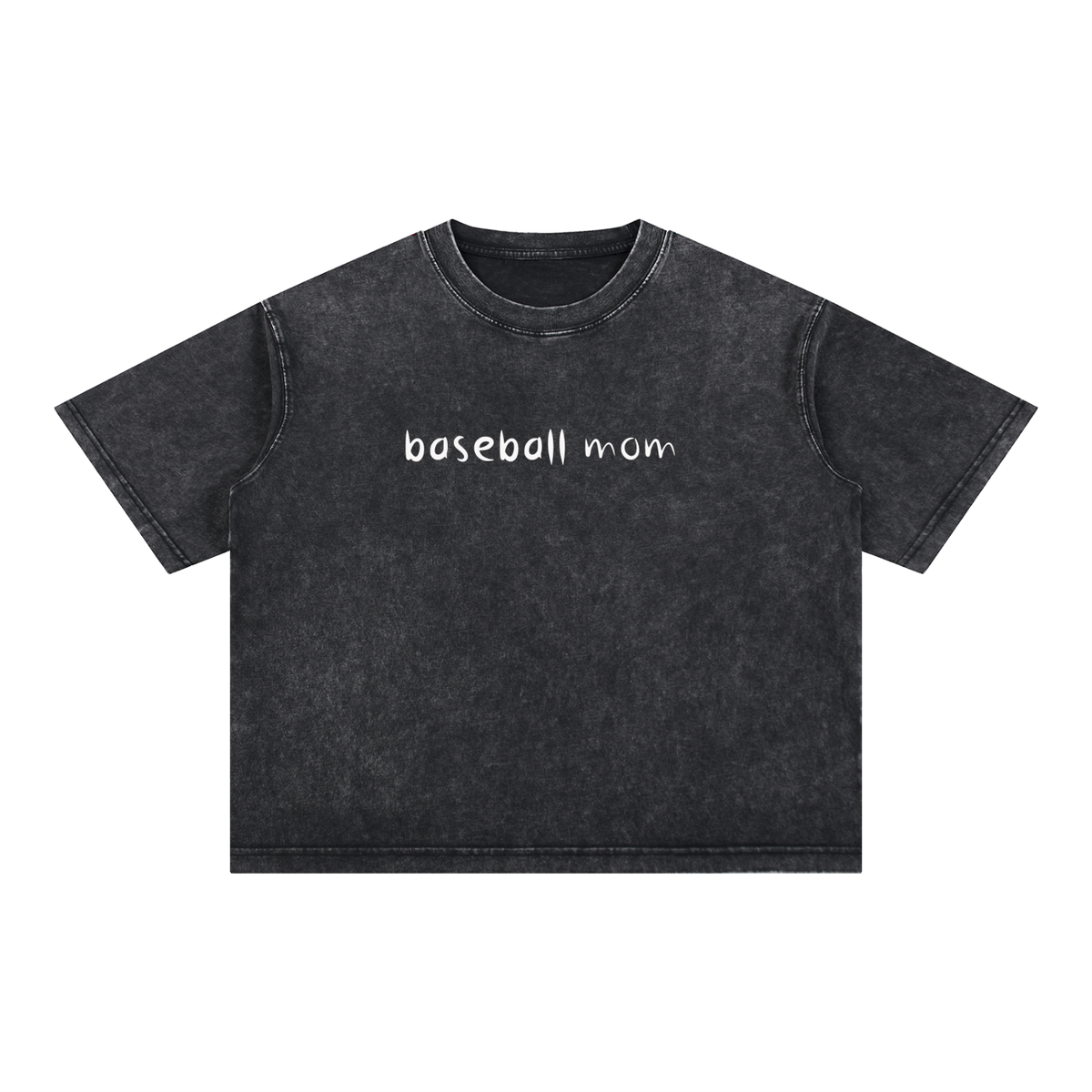 Mineral Wash Boxy Cotton T-Shirt