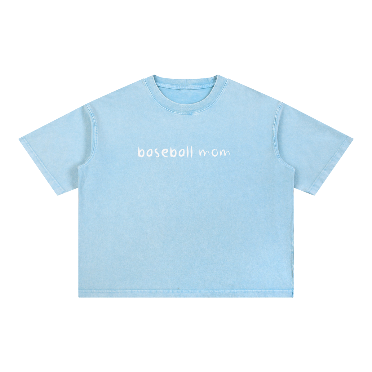 Mineral Wash Boxy Cotton T-Shirt