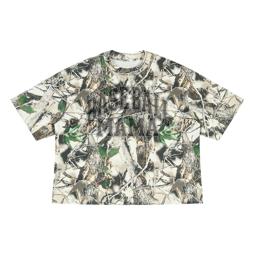 Unisex Tree Camo Boxy T-Shirt camo