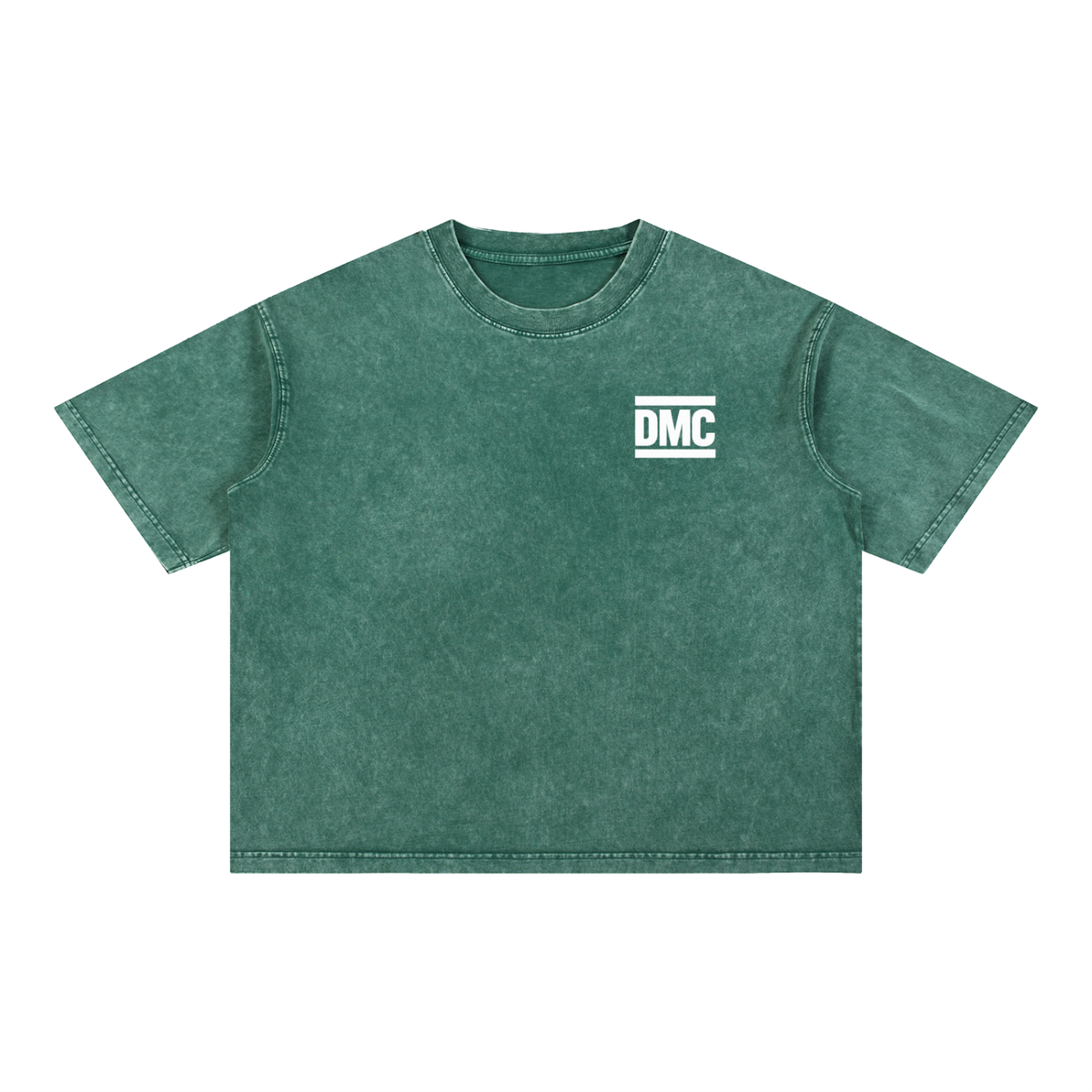 Mineral Wash Boxy Cotton T-Shirt Make it Happen