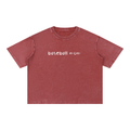 Mineral Wash Boxy Cotton T-Shirt