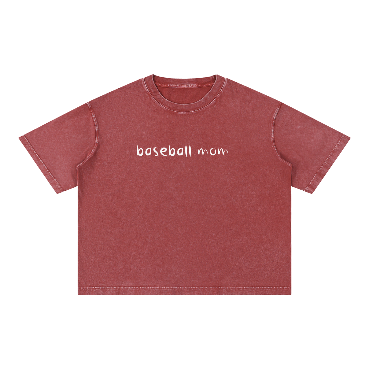 Mineral Wash Boxy Cotton T-Shirt