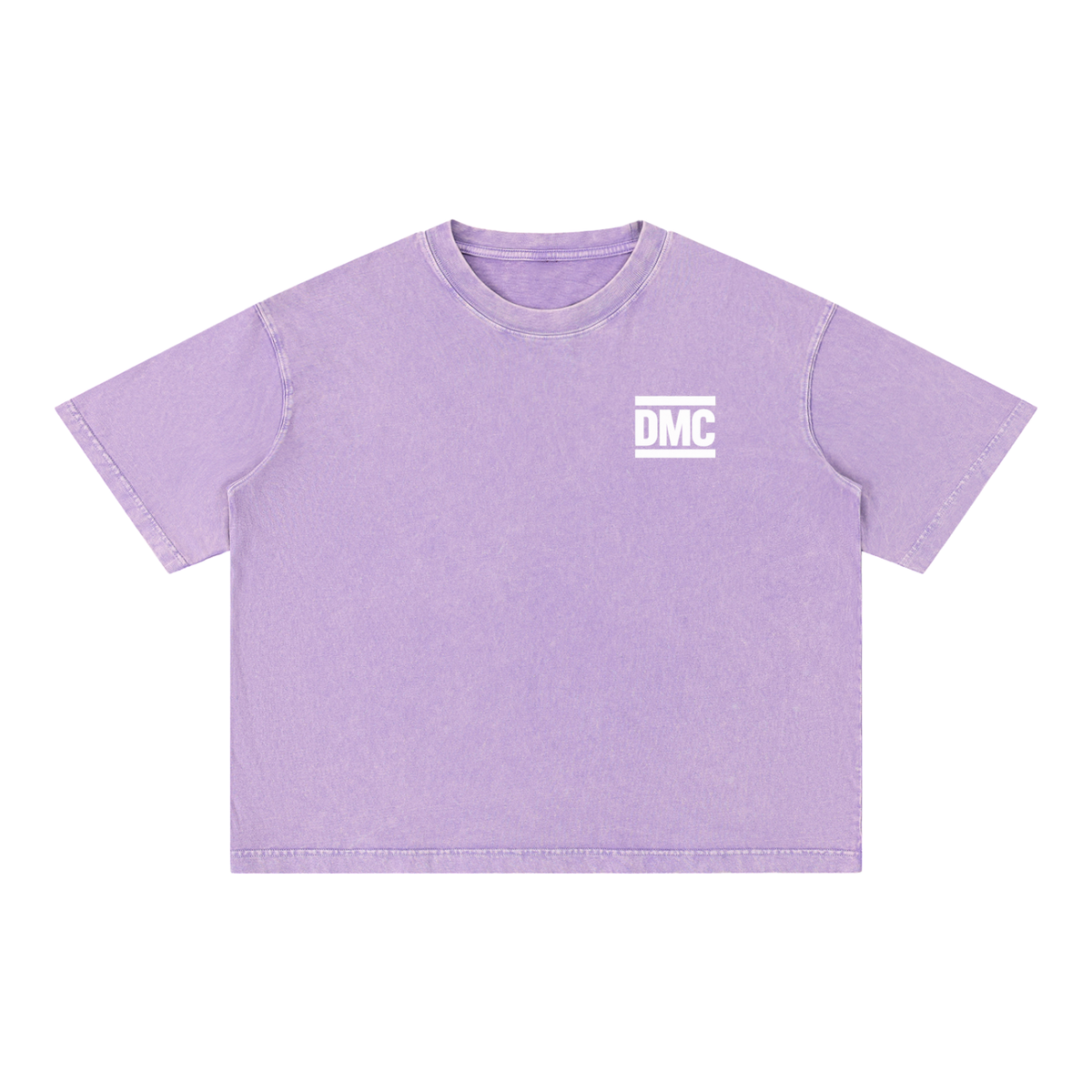 Mineral Wash Boxy Cotton T-Shirt Make it Happen