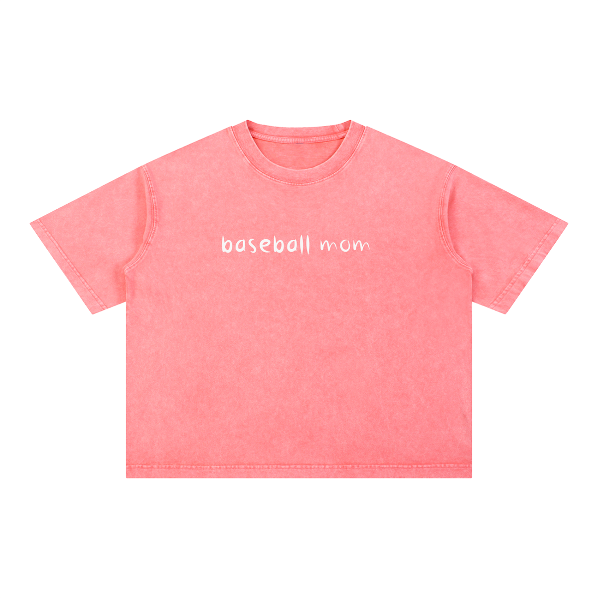 Mineral Wash Boxy Cotton T-Shirt