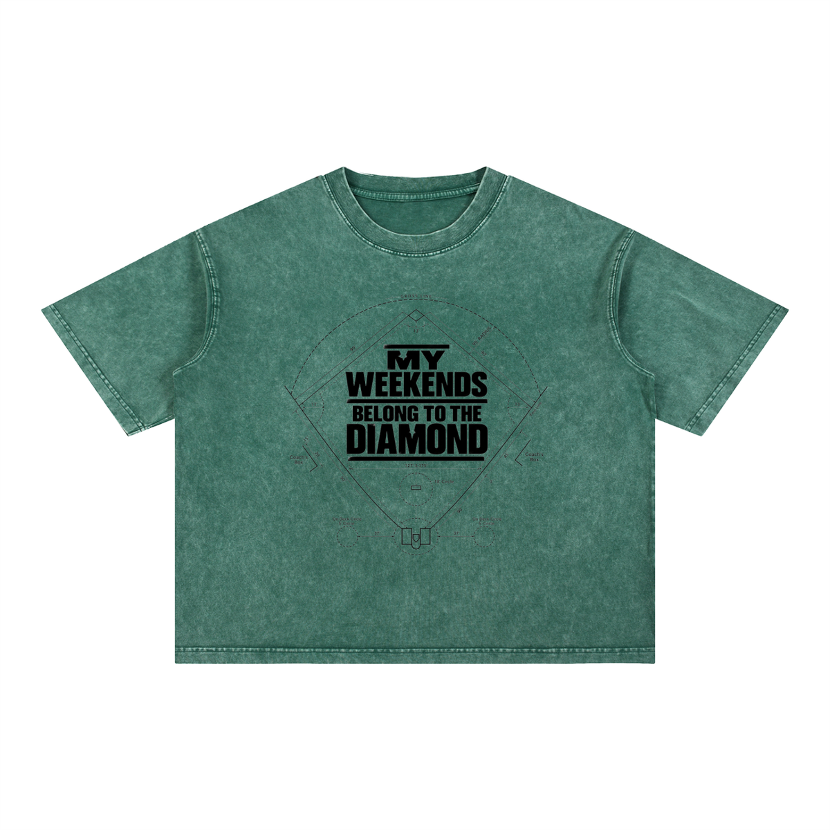 Mineral Wash Boxy Cotton T-Shirt DMC Weekend