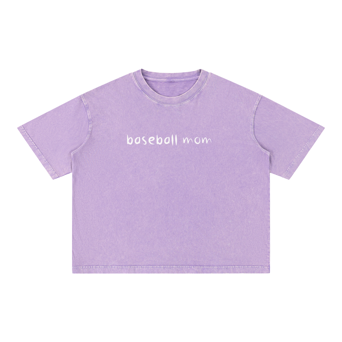 Mineral Wash Boxy Cotton T-Shirt