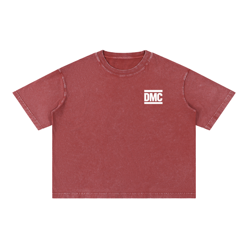 Mineral Wash Boxy Cotton T-Shirt Make it Happen
