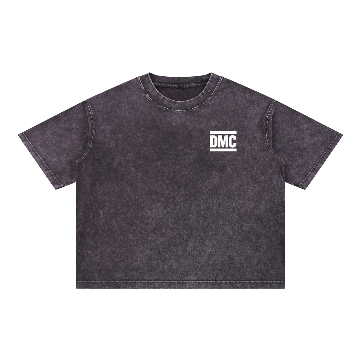 Mineral Wash Boxy Cotton T-Shirt Make it Happen
