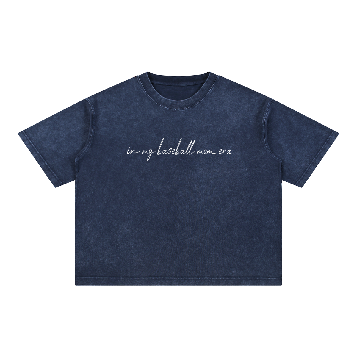 Mineral Wash Boxy Cotton T-Shirt