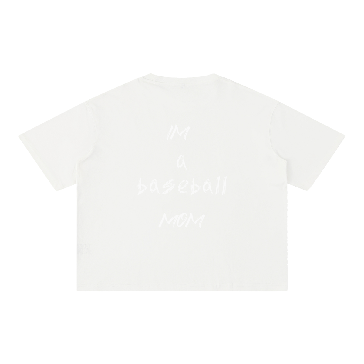 Mineral Wash Boxy Cotton T-Shirt Regular Mom