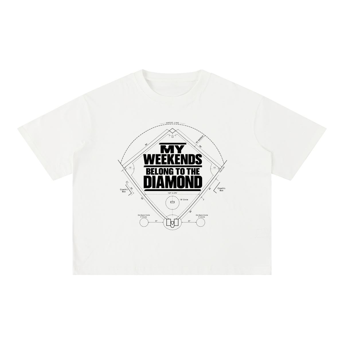 Mineral Wash Boxy Cotton T-Shirt DMC Weekend