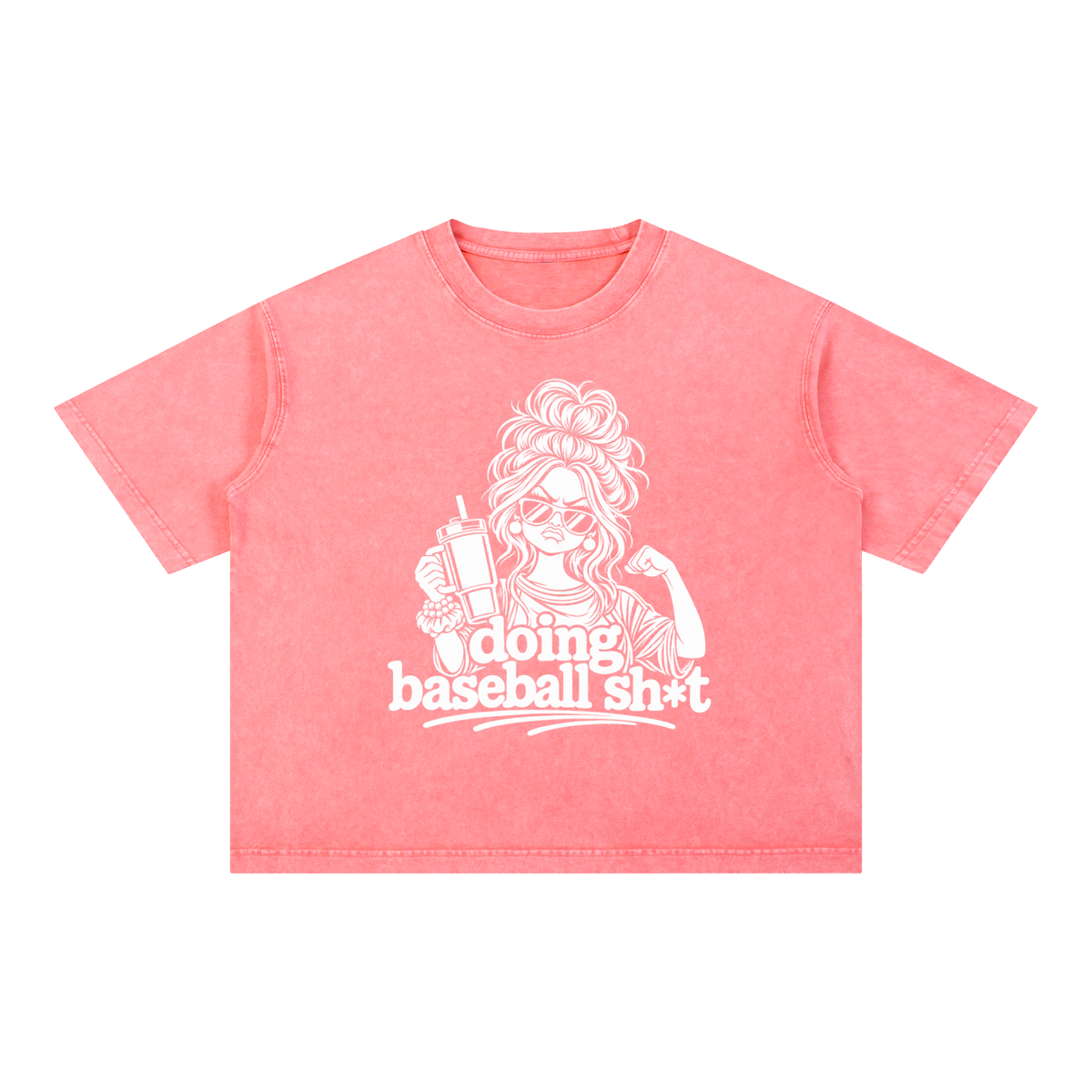 Mineral Wash Boxy Cotton T-Shirt