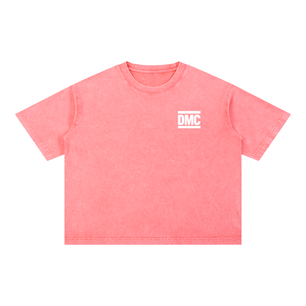Mineral Wash Boxy Cotton T-Shirt Make it Happen