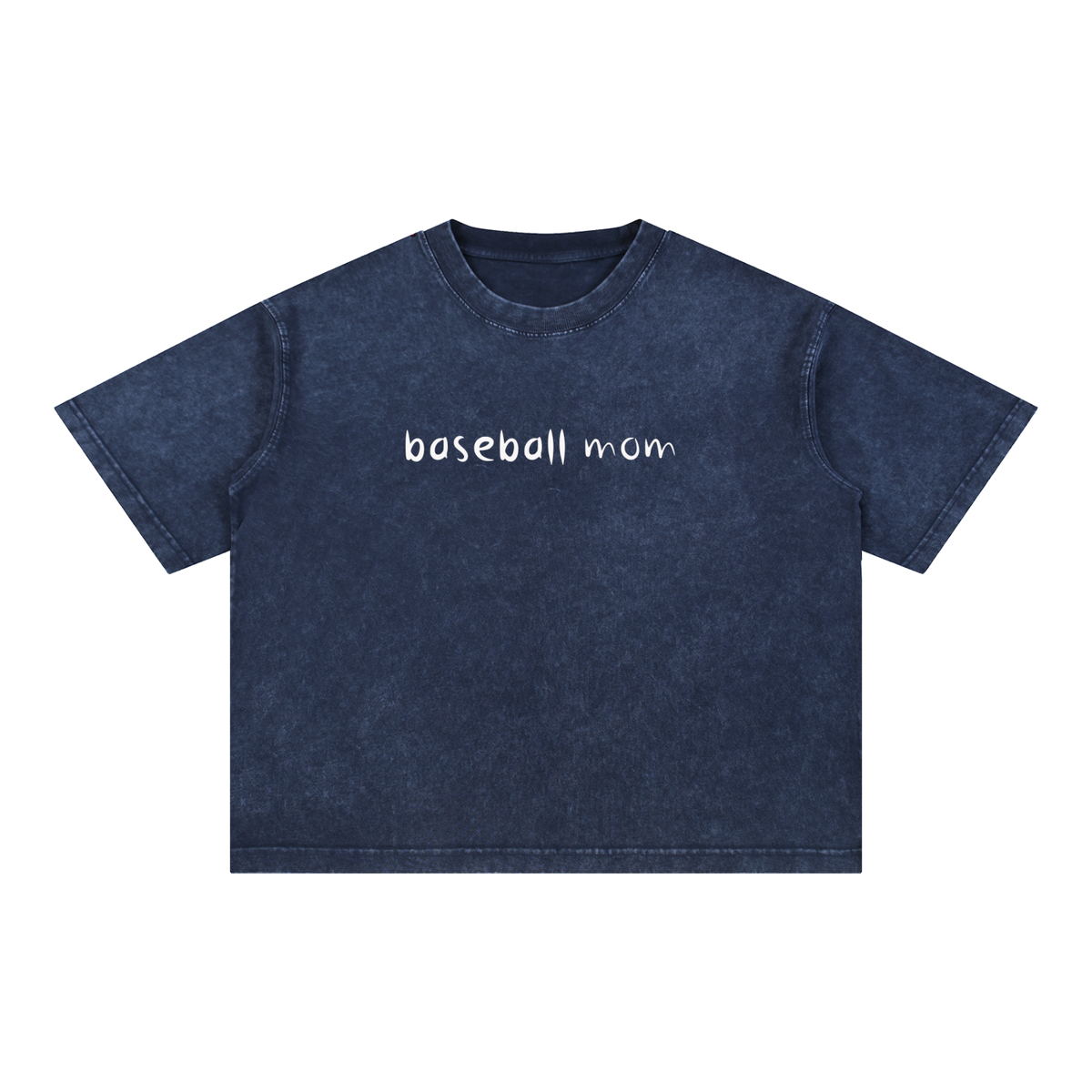 Mineral Wash Boxy Cotton T-Shirt